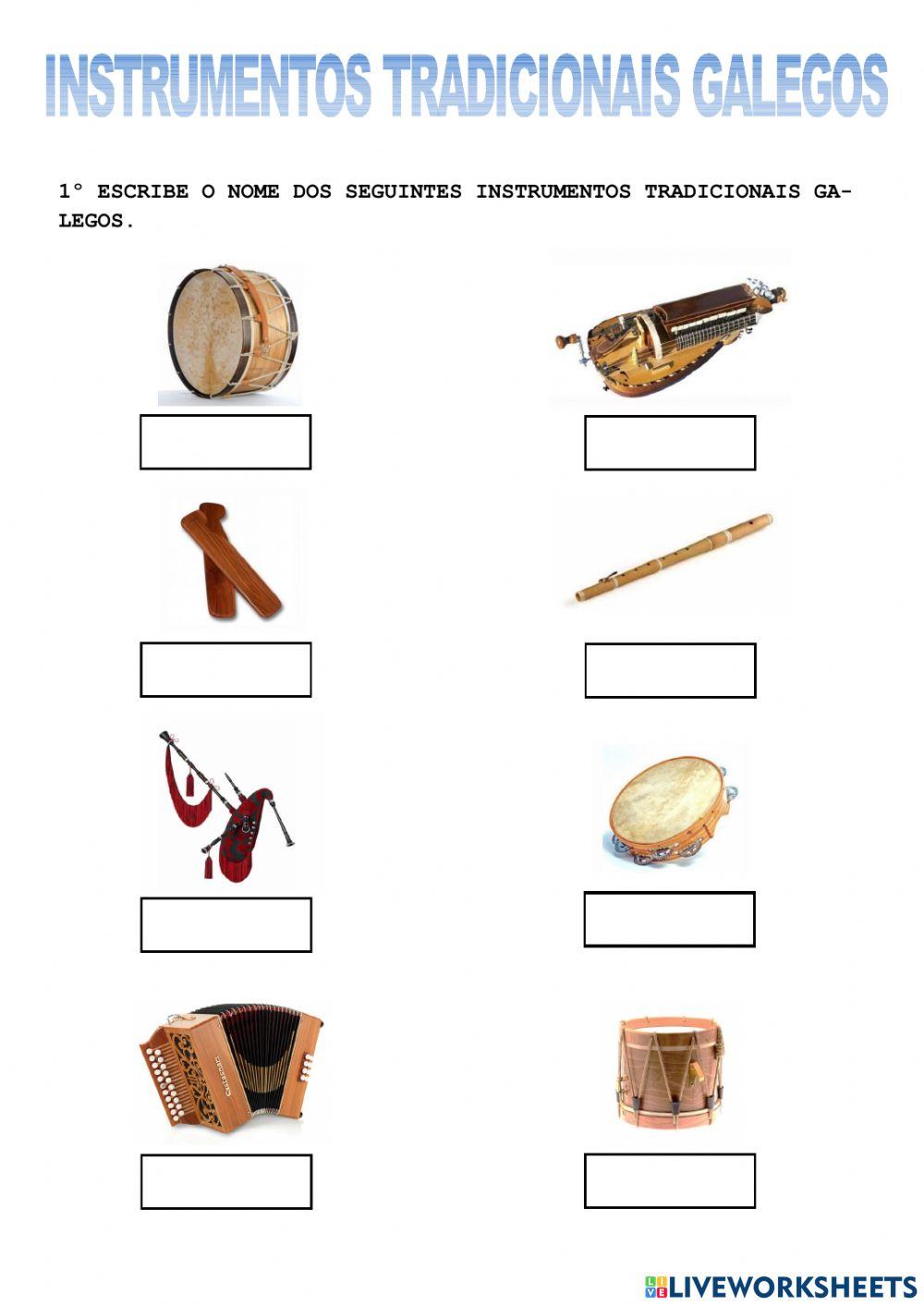 Instrumentos tradicionais galegos
