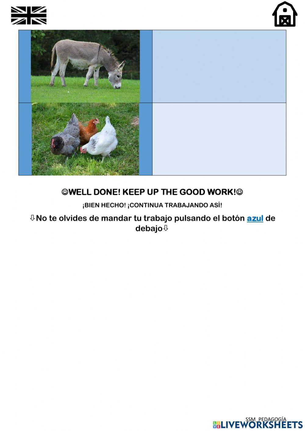 FARM ANIMALS - Tarea 3