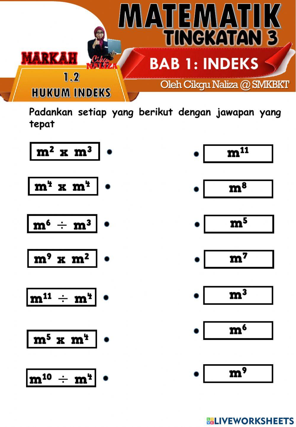 Hukum indeks Hukum indeks