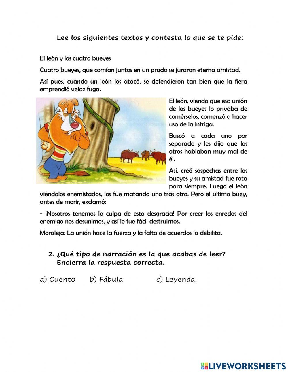 Ejercicios de refuerzo marzo