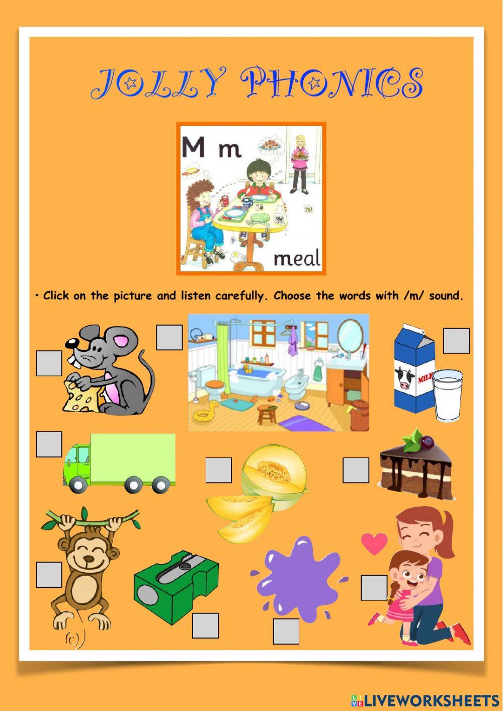 Jolly Phonics -m- Jolly Phonics -m-