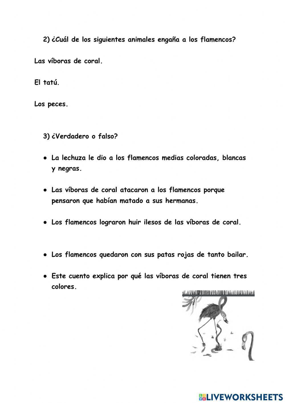 Las medias de los flamencos