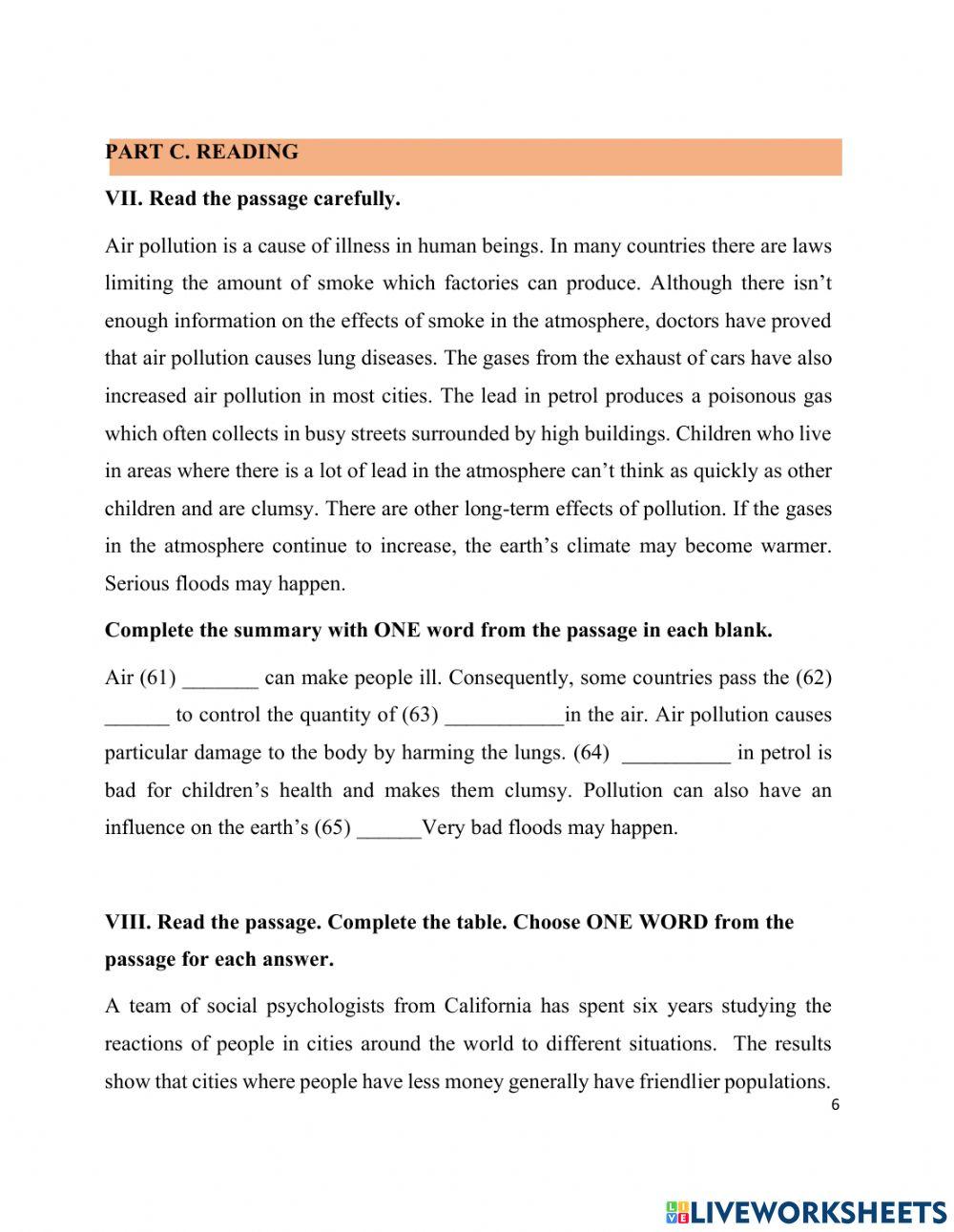 Đề Anh vào 6 đợt 2 vòng 2 Arc 2021-2022