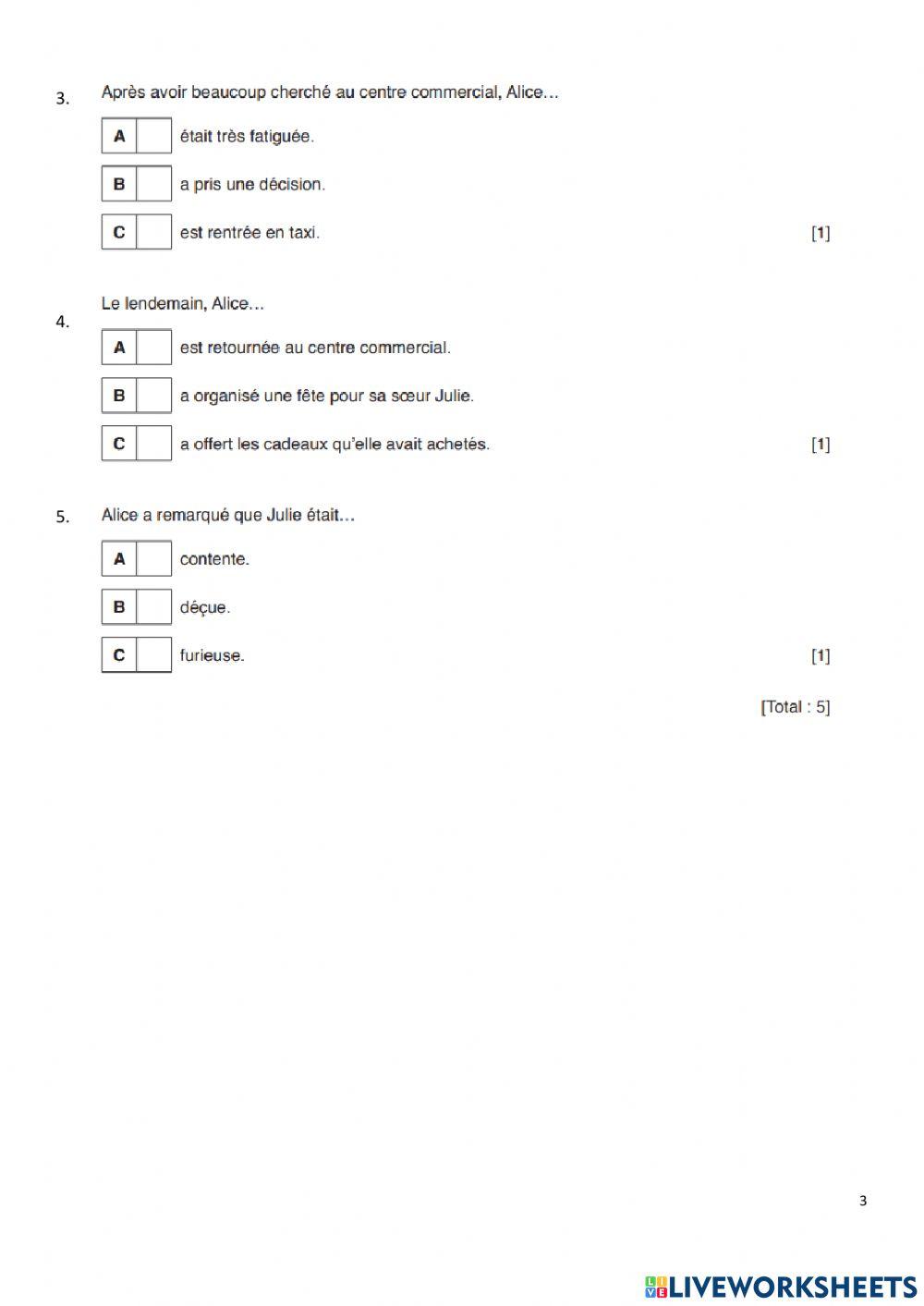 Y9 reading and writing