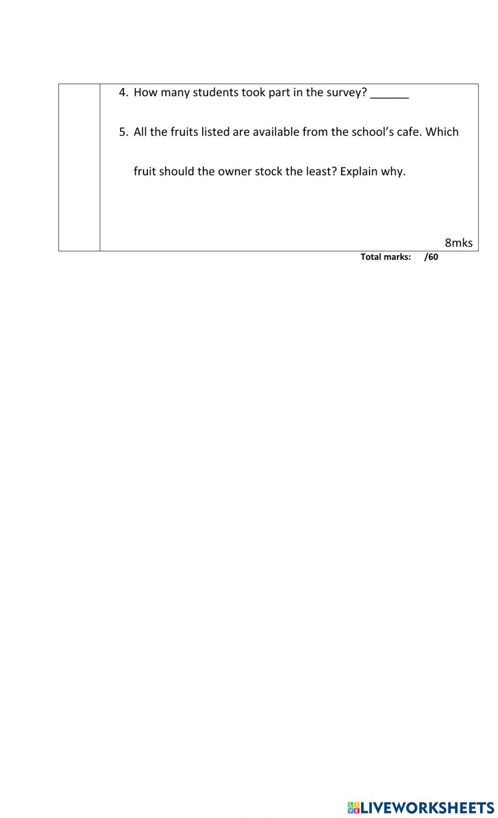 Term 2 math assessment