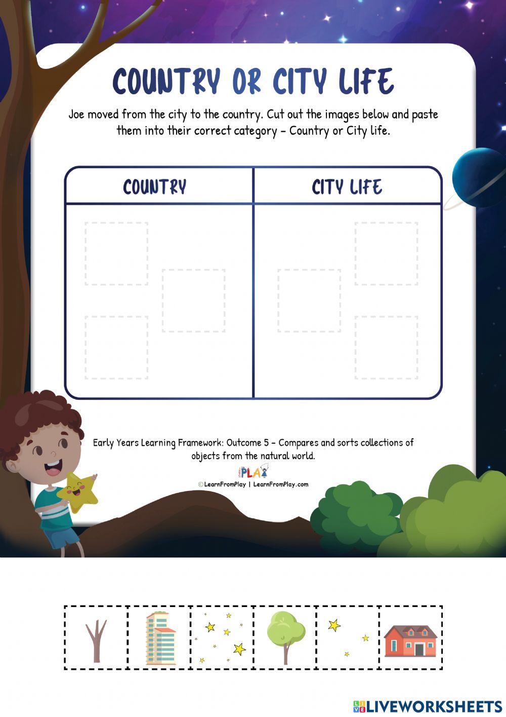 Joe and The Stars - Country or City Life