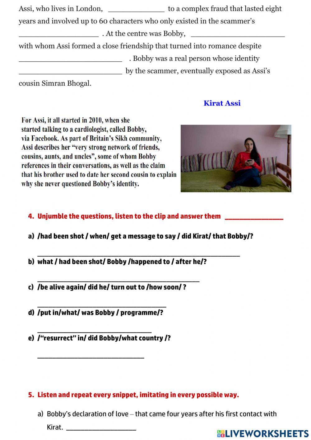 Catfishing--Lesson for adults--Kirat&Bobby-Part-1