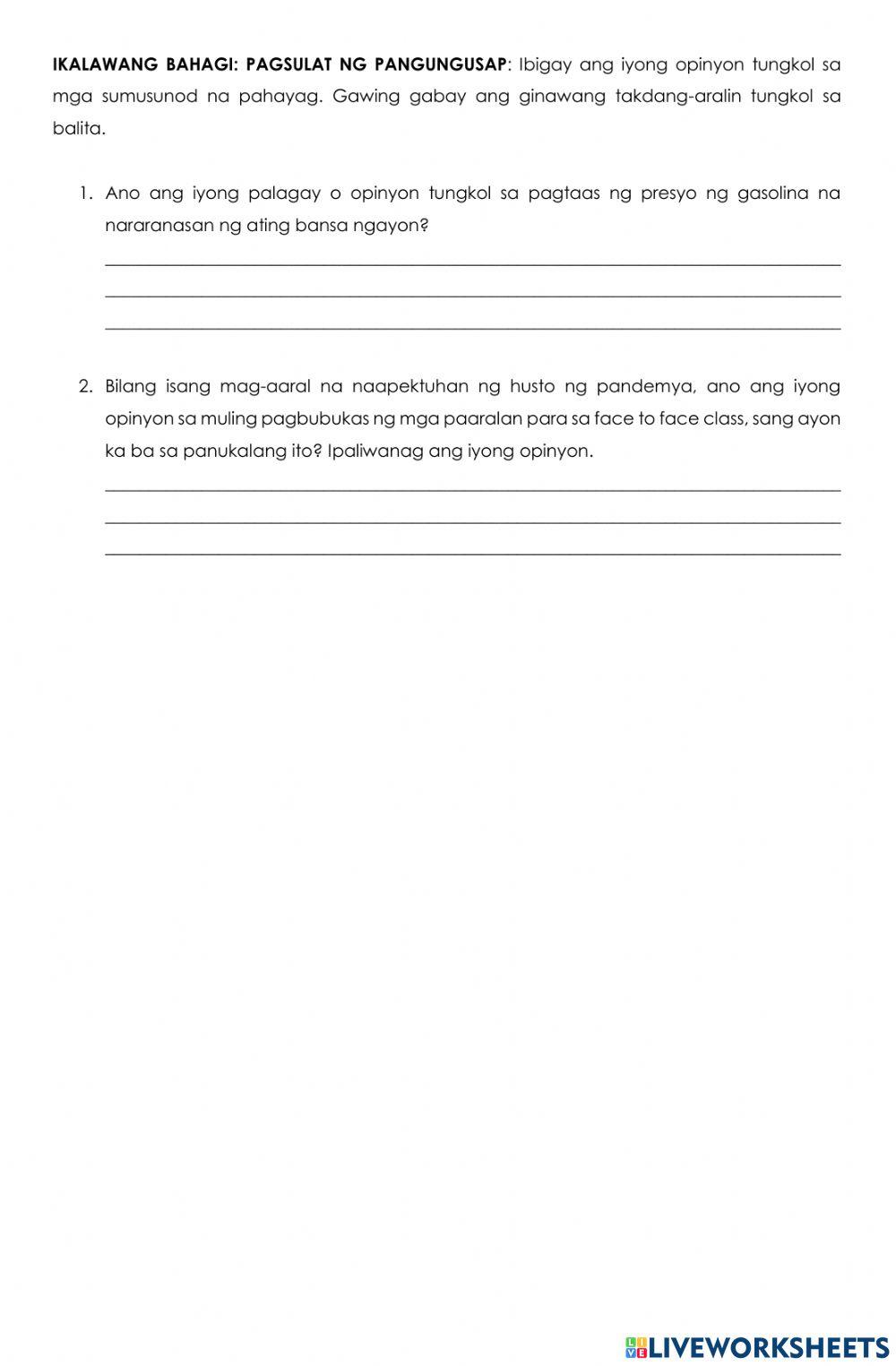 PAGBASA 4- 3rd Quarter