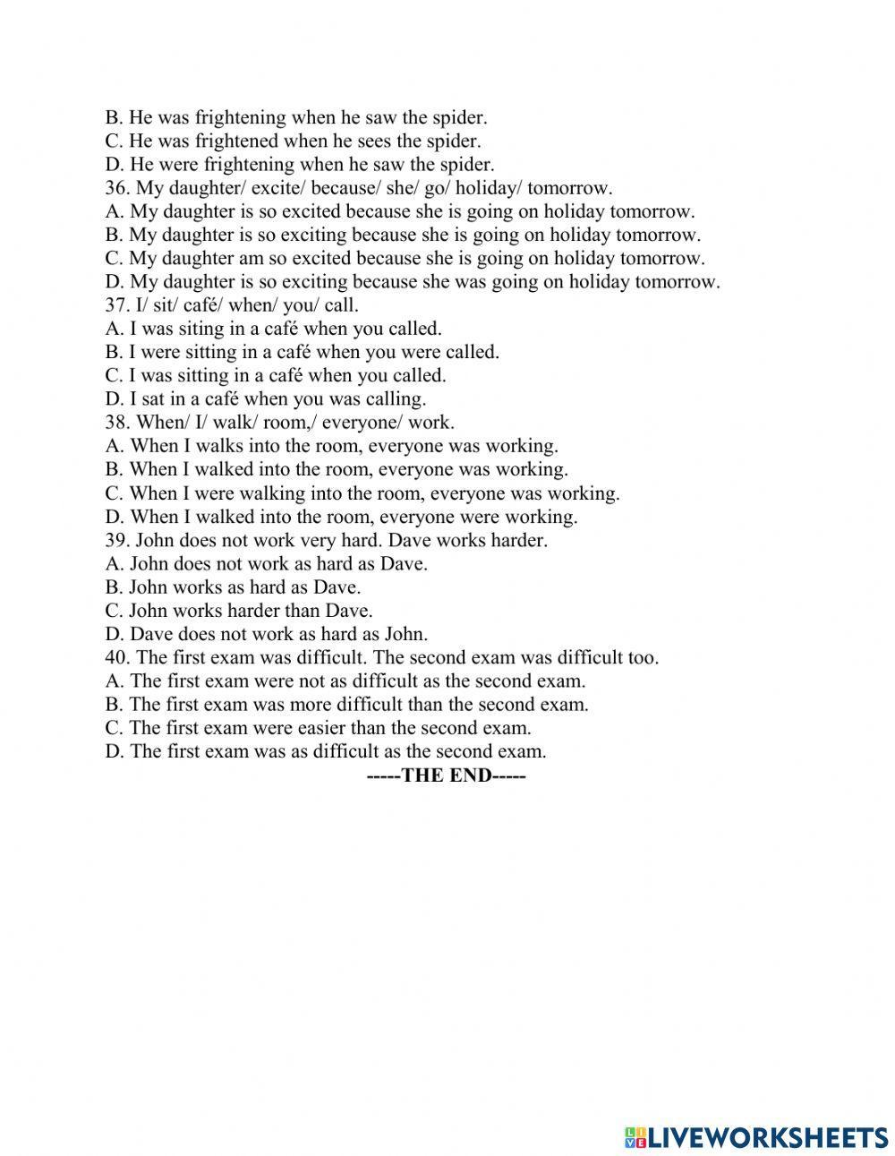 Ôn tập cuối khóa 1