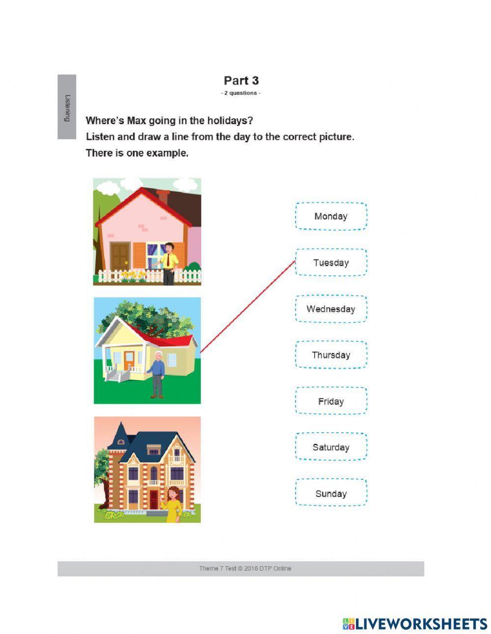 Thi giữa kì II - Listening