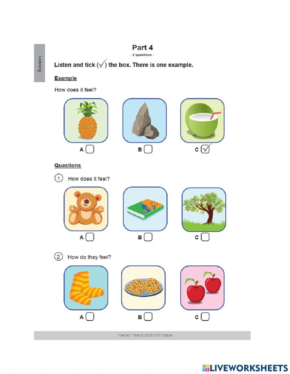 Thi giữa kì II - Listening
