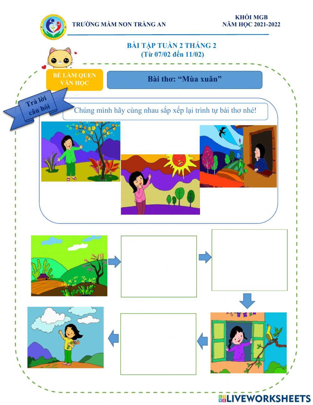 Bài thơ: Mùa xuân