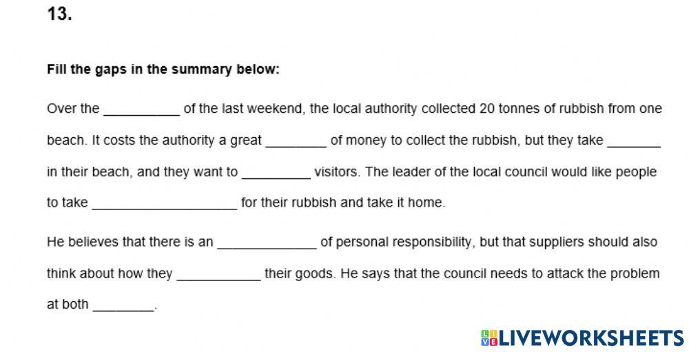 IELTS Listening Practice Exercise 13