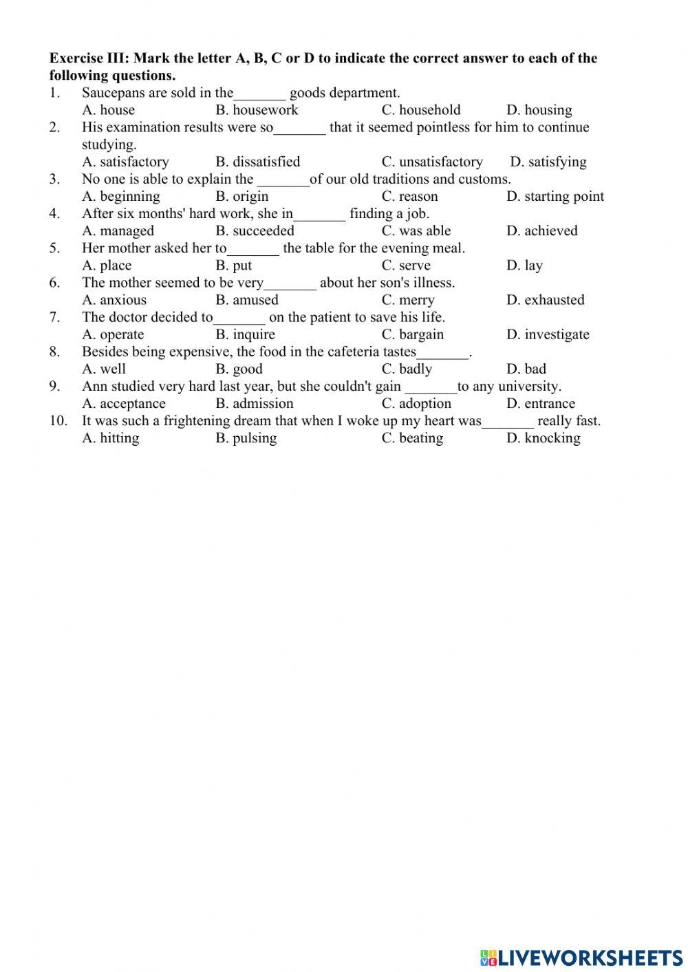 E9 - FT - ĐK - Vocab Practice (NTC 2021)