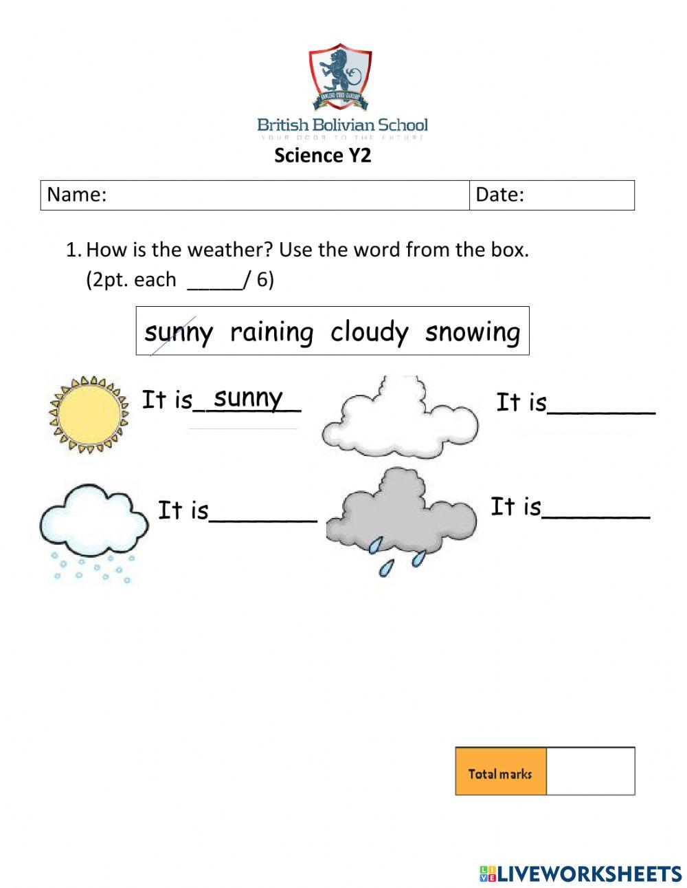 Science weather assessment