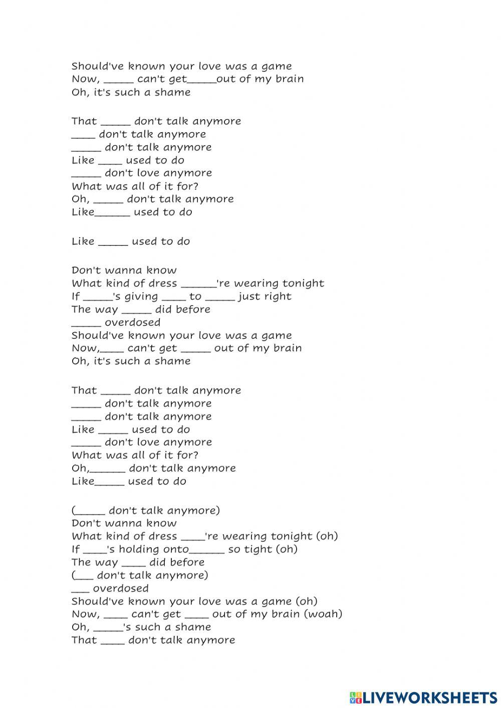 Listening: Personal pronouns