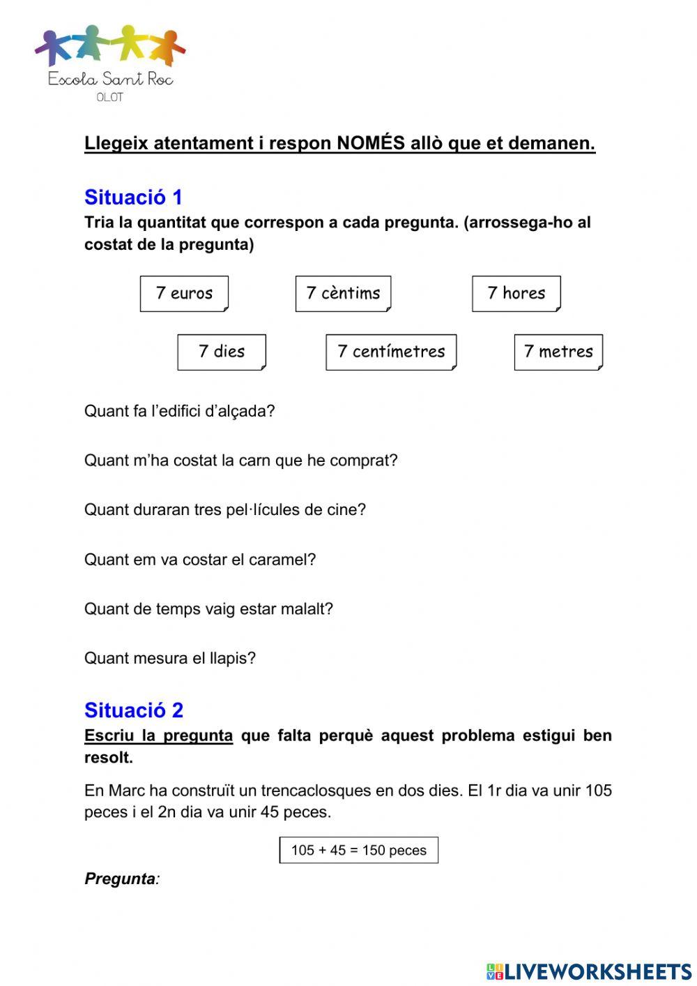 Situacions matemàtiques PI