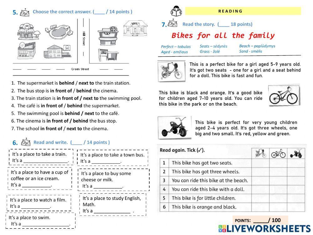 Module test 6 (iWonder 2) - adapted
