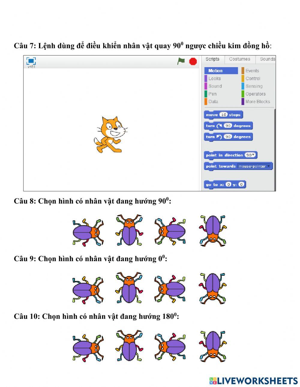 Scratch-1 | Free Interactive Worksheets | 1955270