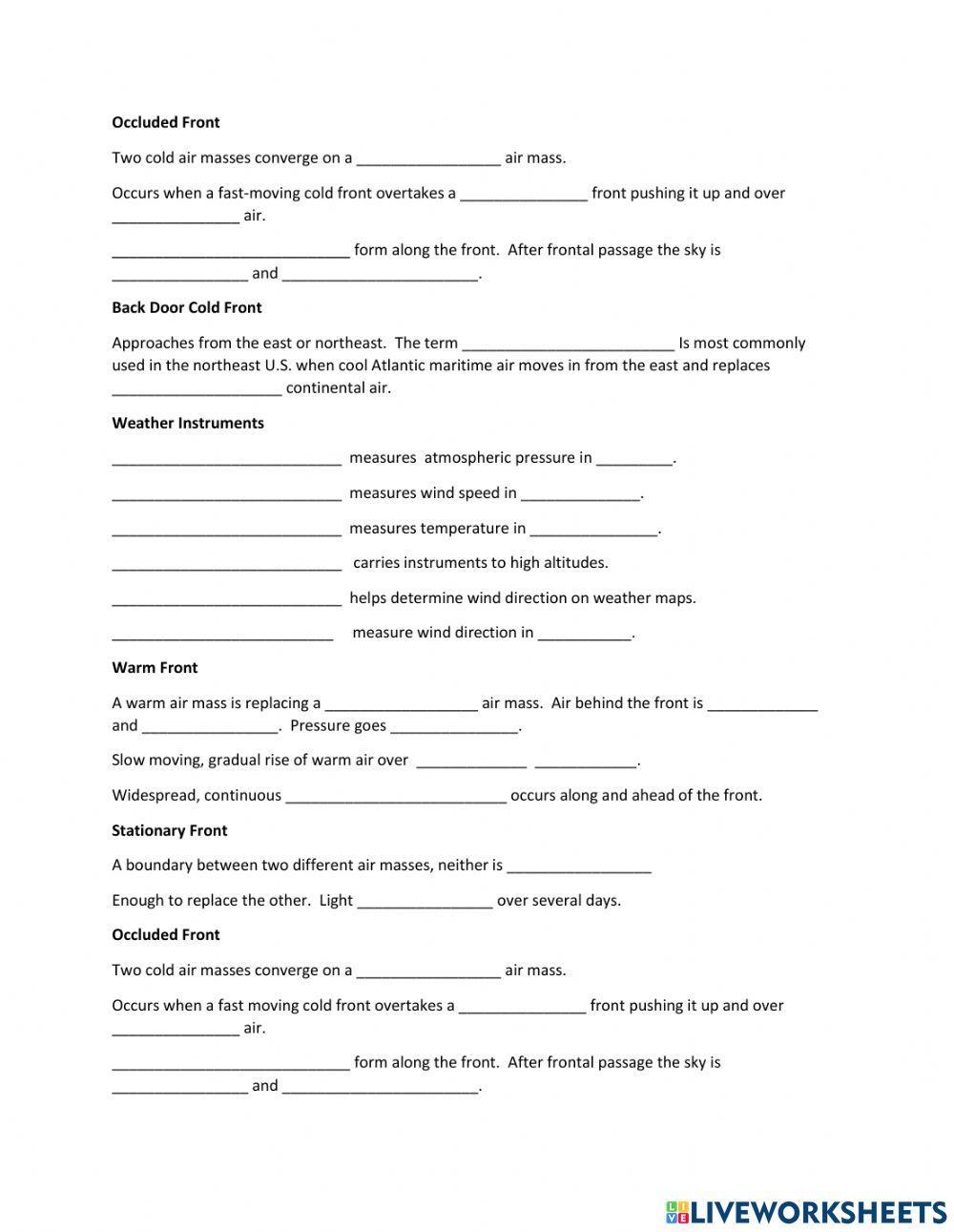 March 28 Weather Notes