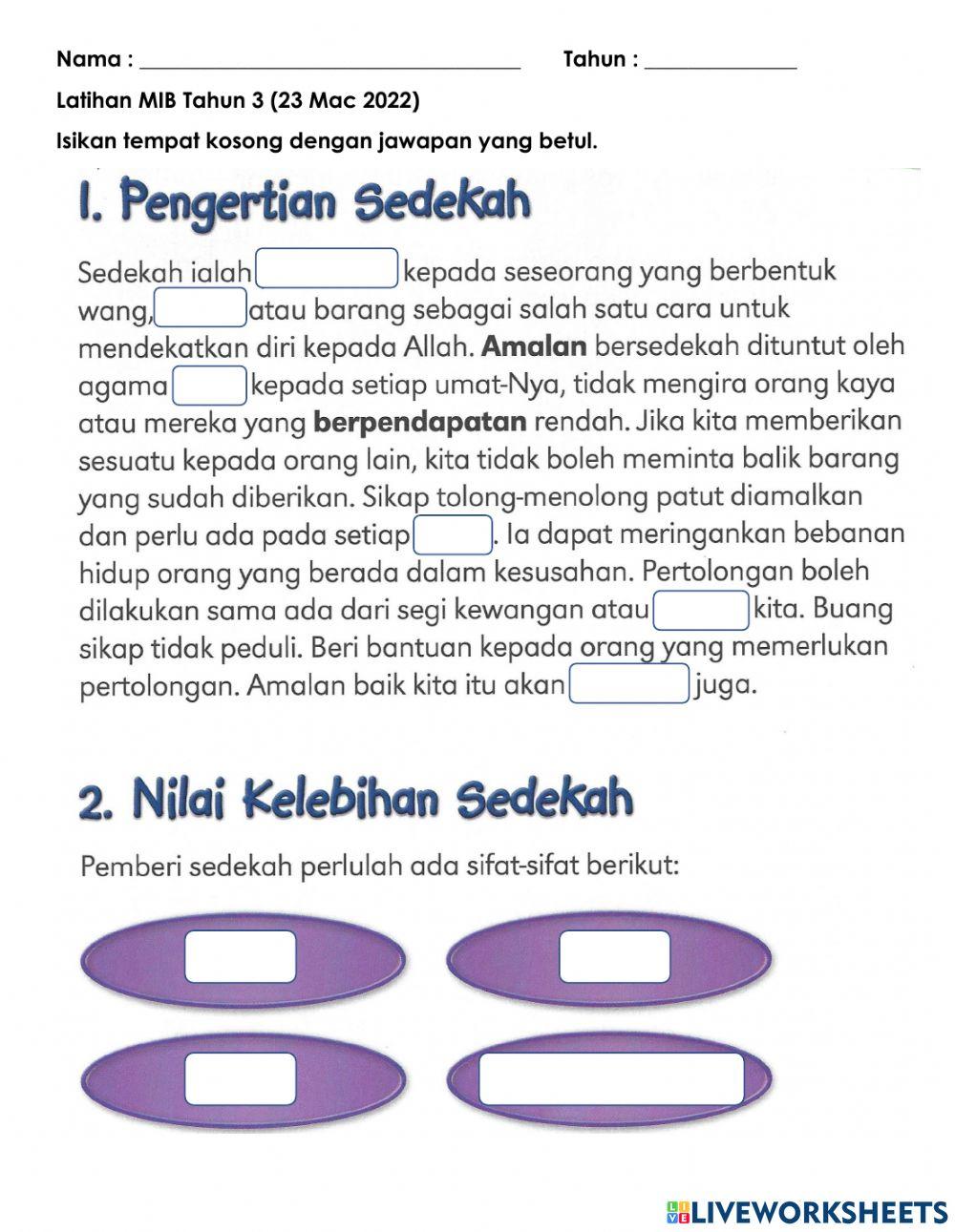 Bersedekah dan Tolong-menolong