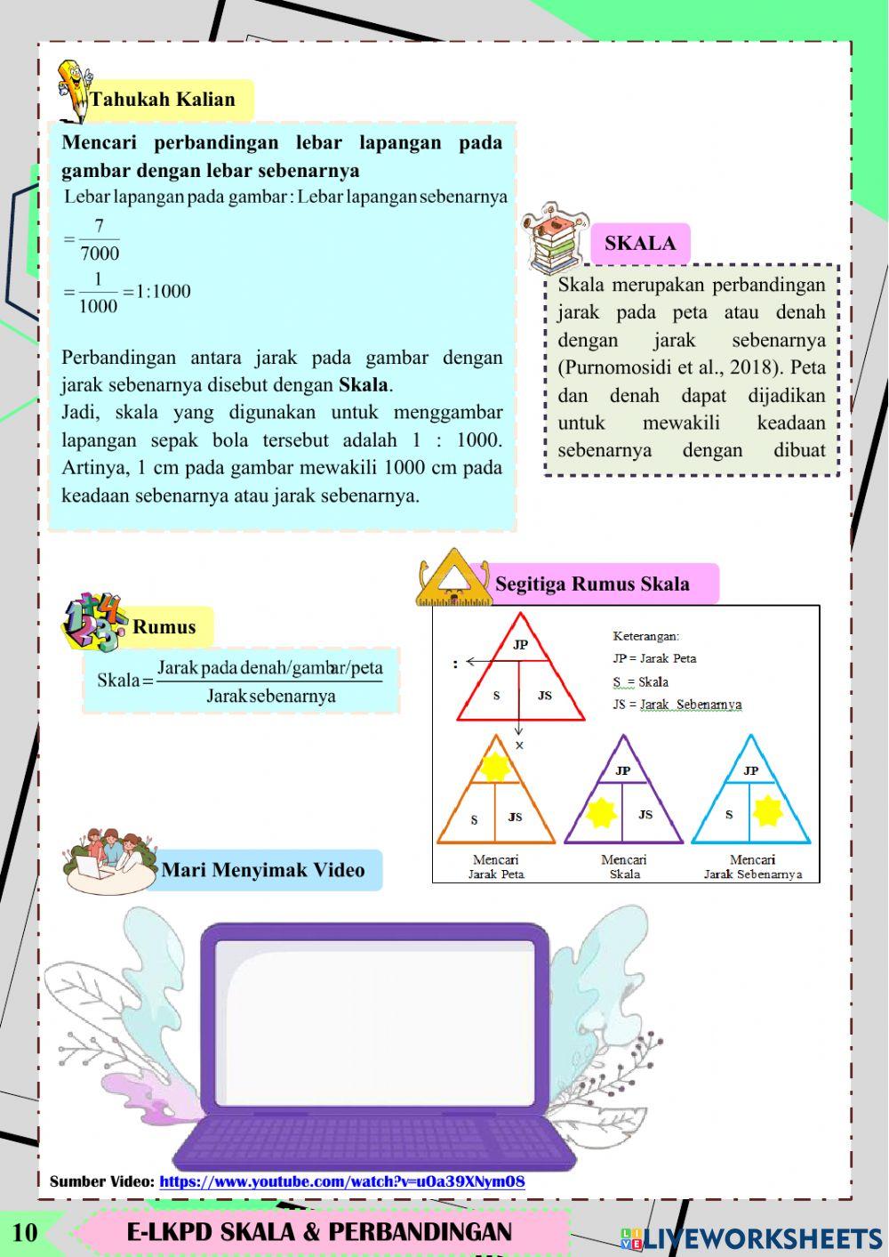 Skala dan Perbandingan