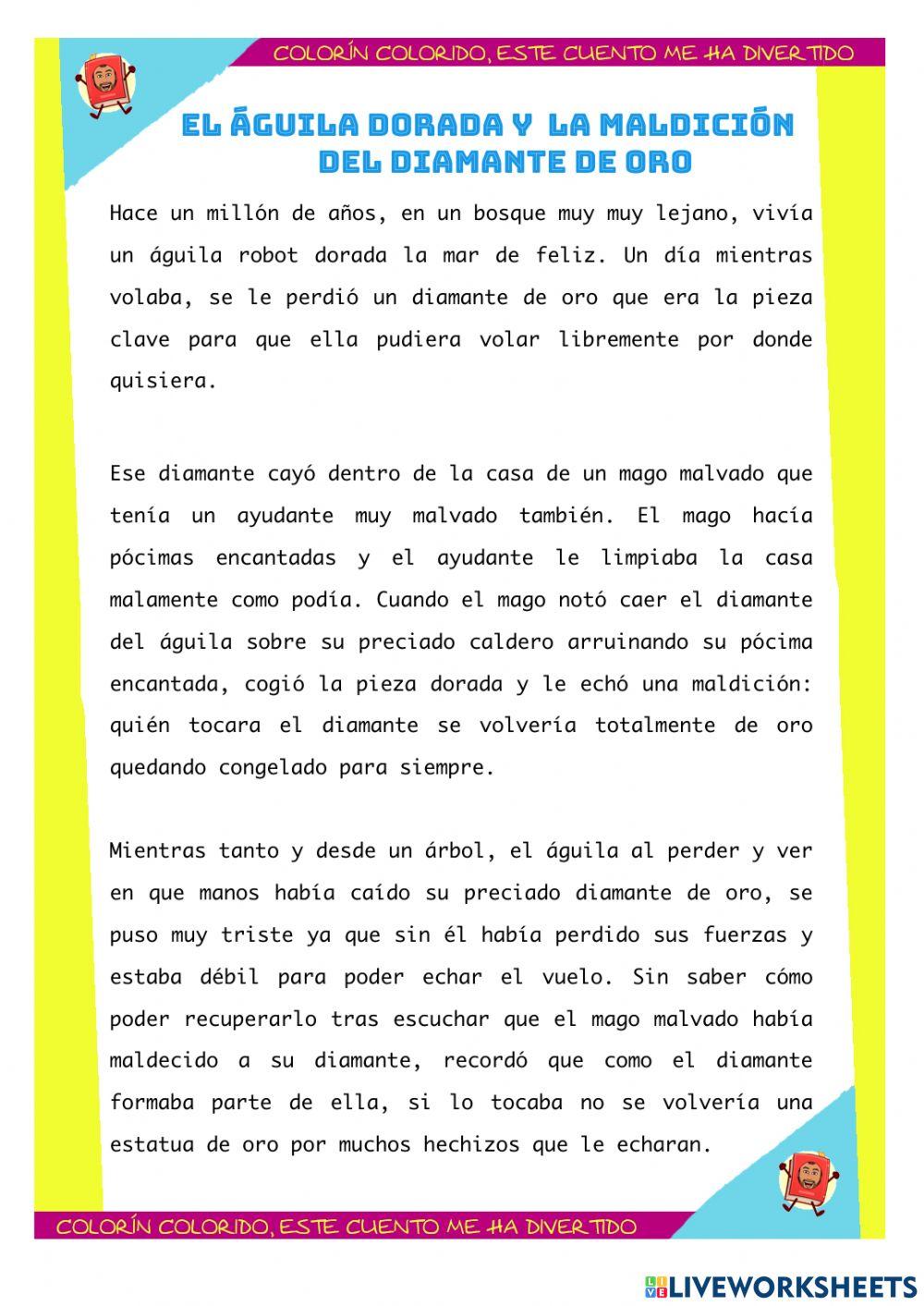 El águila dorada y la maldición del diamante de oro