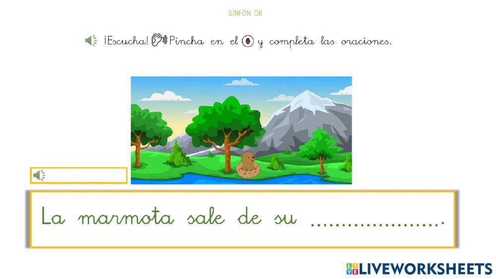 Completar oraciones sinfón dr