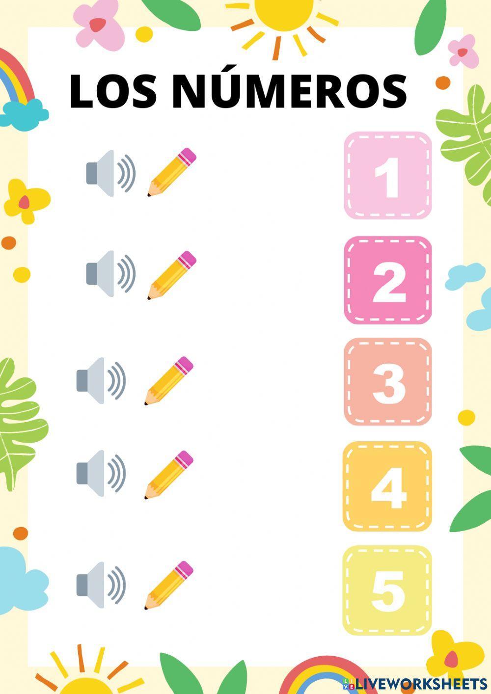 Los números del 1 al 10