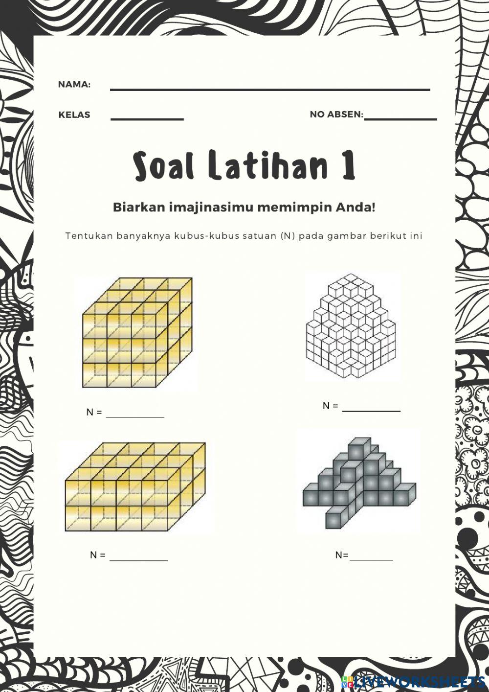 Volume kubus dan balok