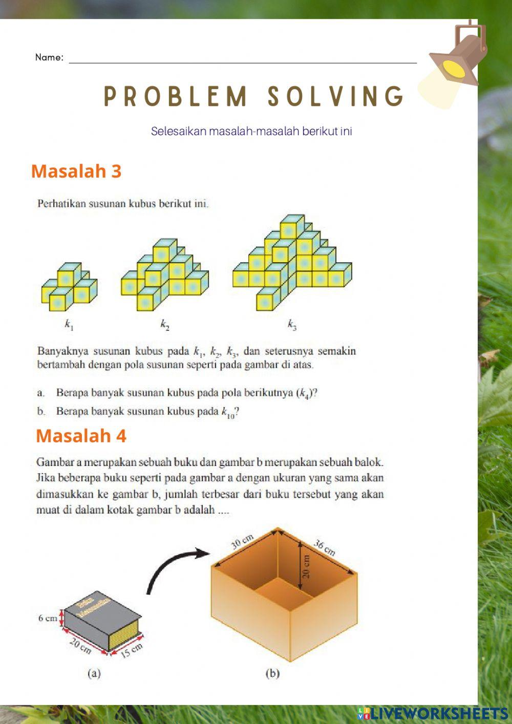 Volume kubus dan balok
