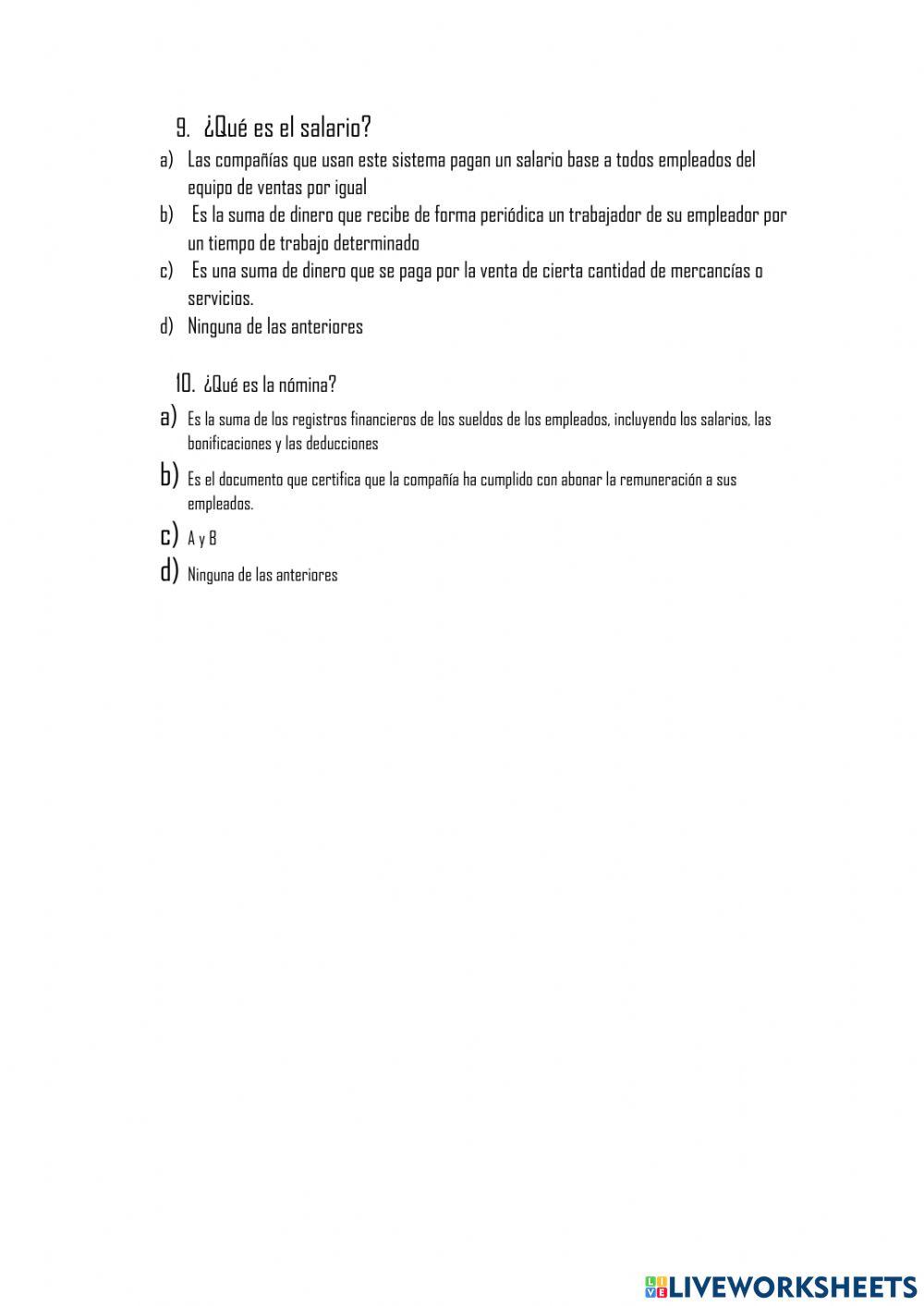 Preguntas Contabilidad