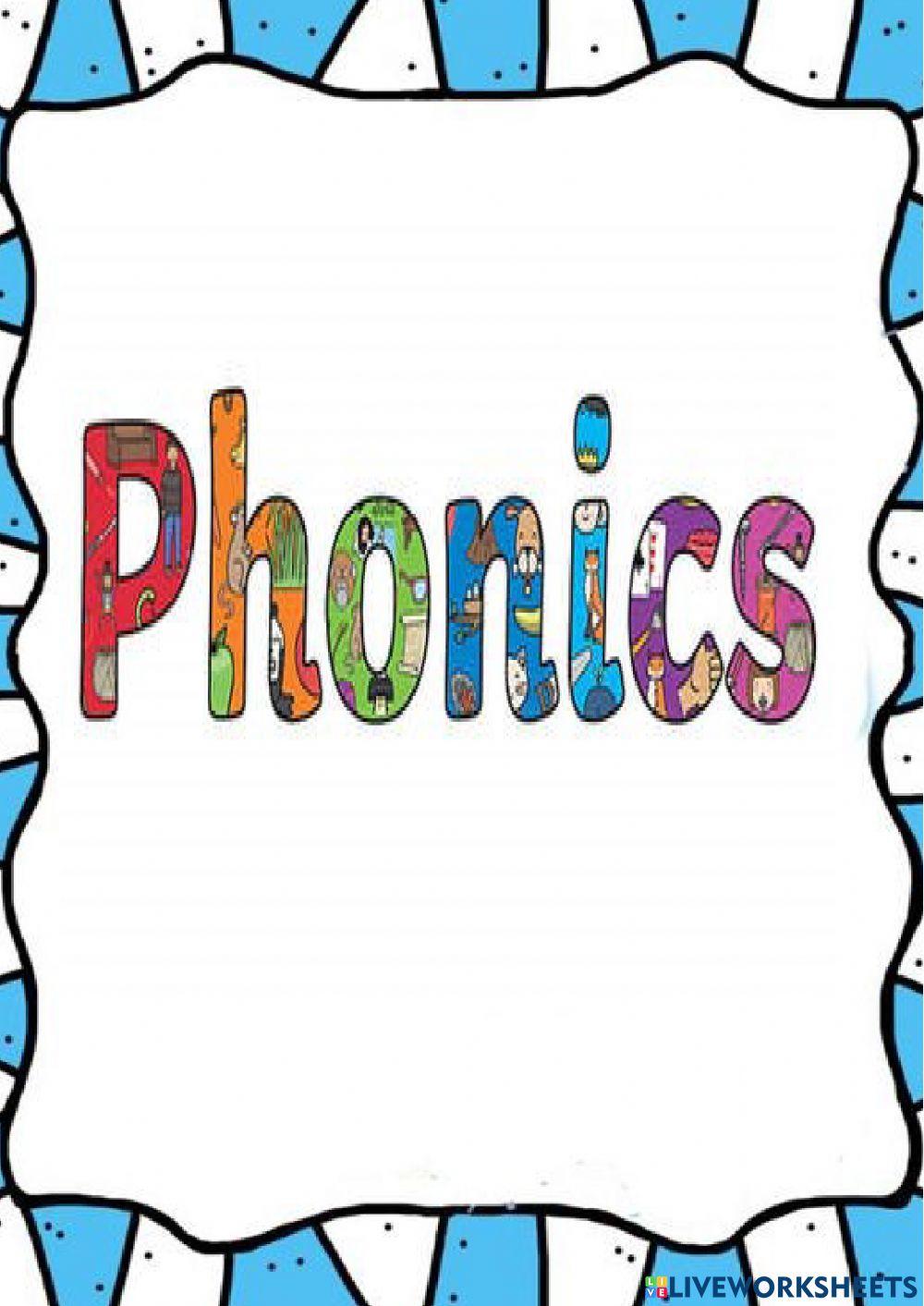 Phonics Review Phonics exercise | Live Worksheets