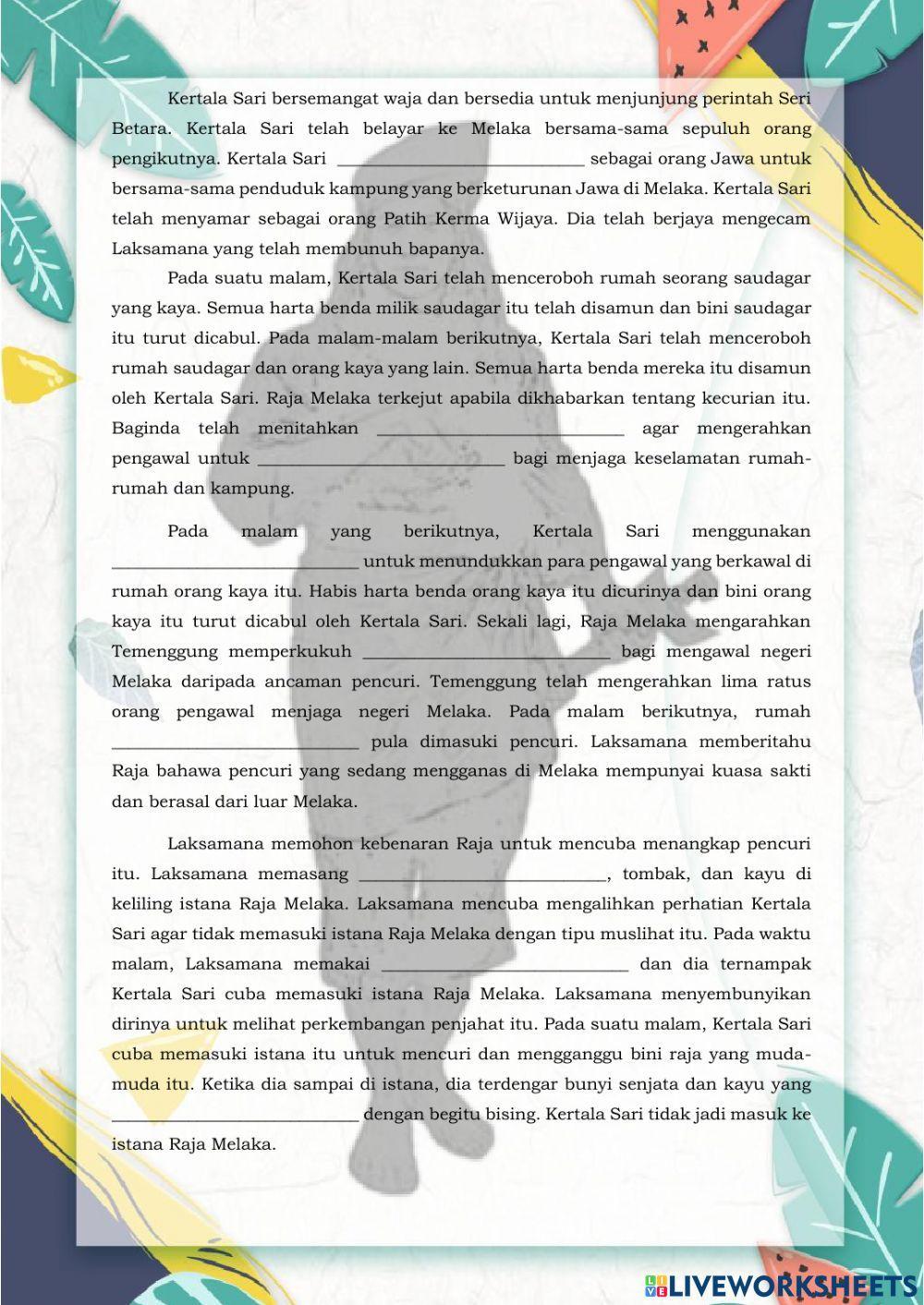  LATIHAN KOMSAS T4: KEPIMPINAN MELALUI TELADAN