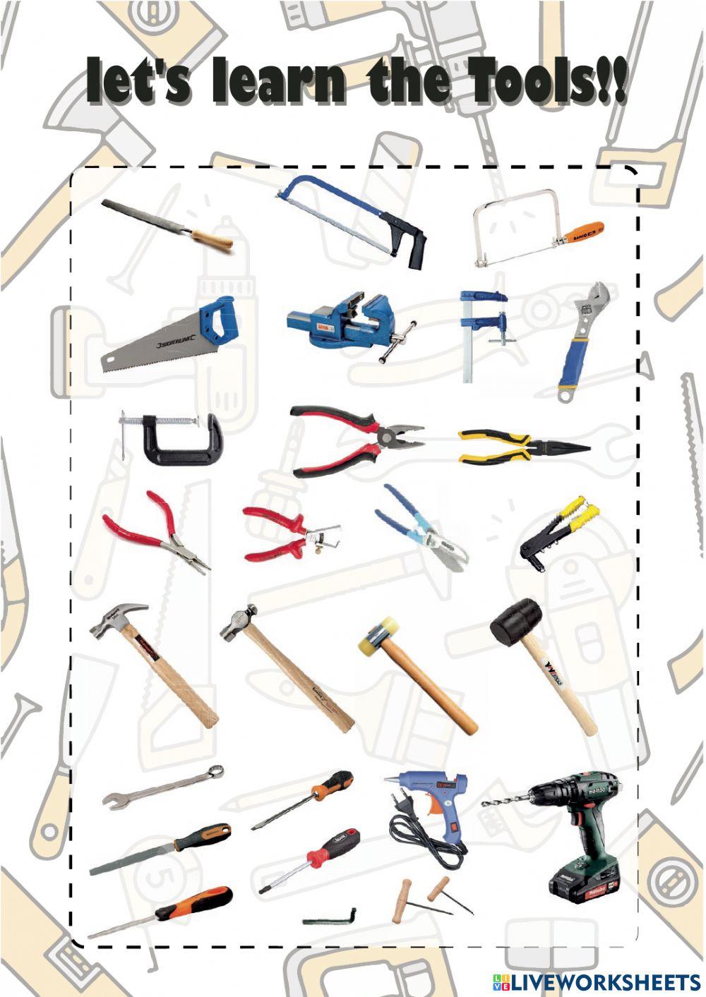 Let's learn the TOOLS!