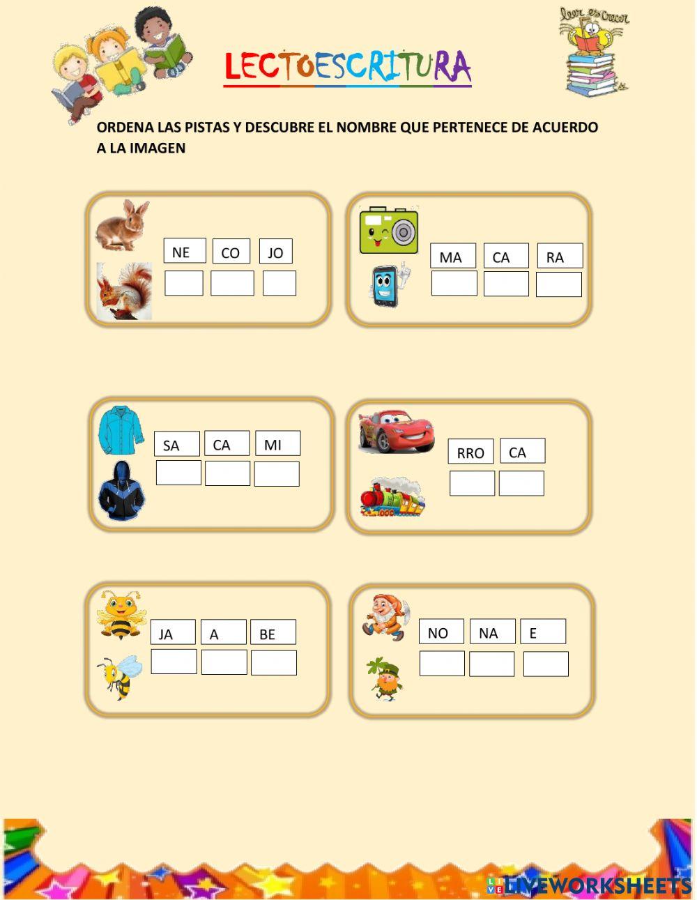 Componga la oración