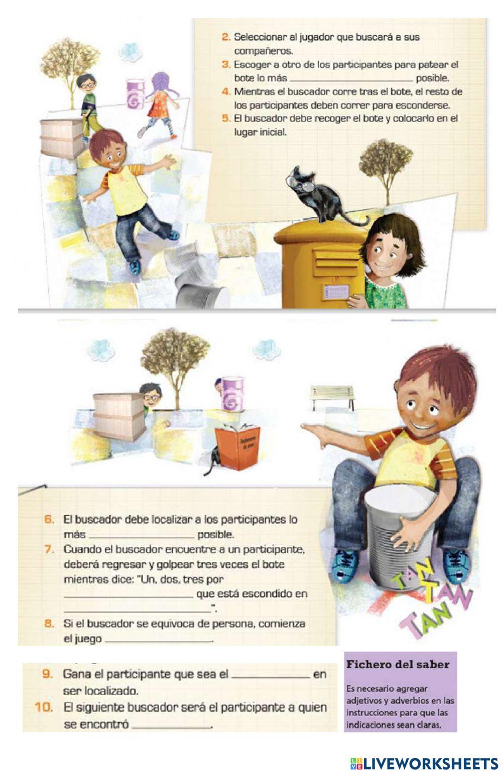 Instructivo usando adverbios