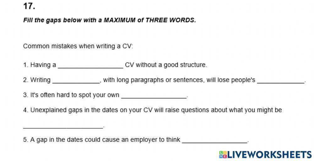 IELTS Listening Practice Exercise 17