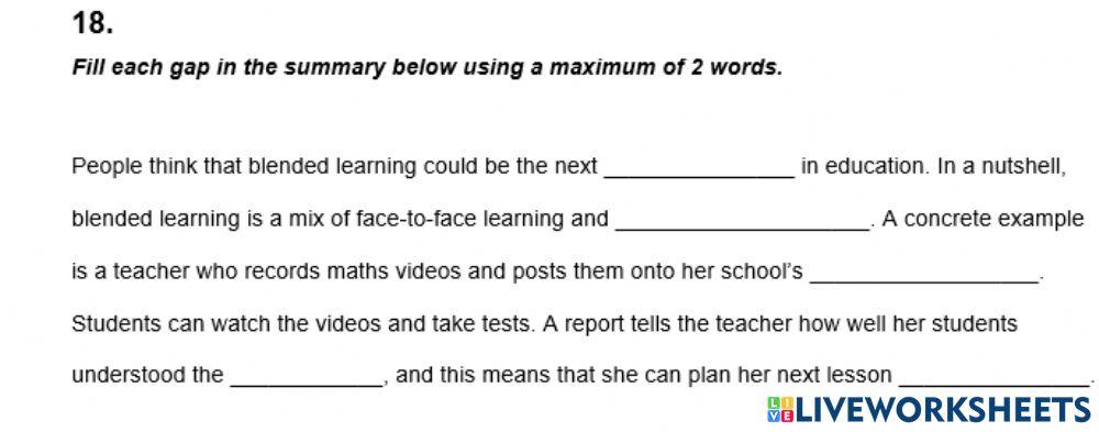 IELTS Listening Practice Exercise 18