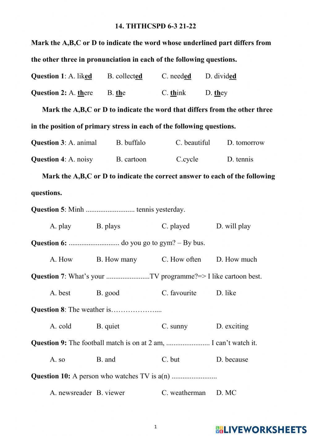 14. ththcspđ 6-3 21-22