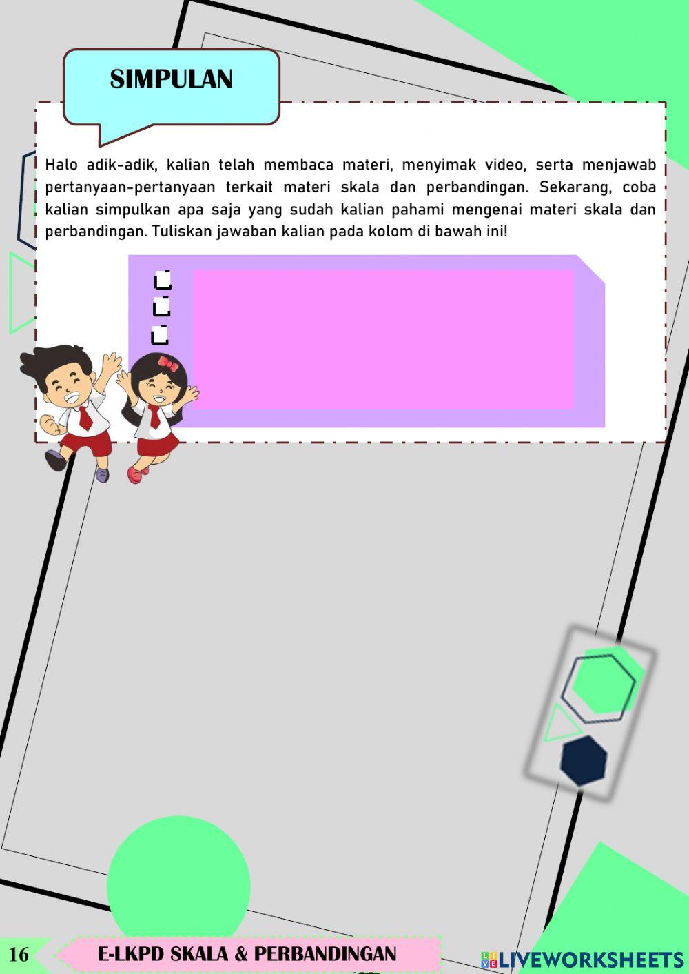 Skala dan Perbandingan