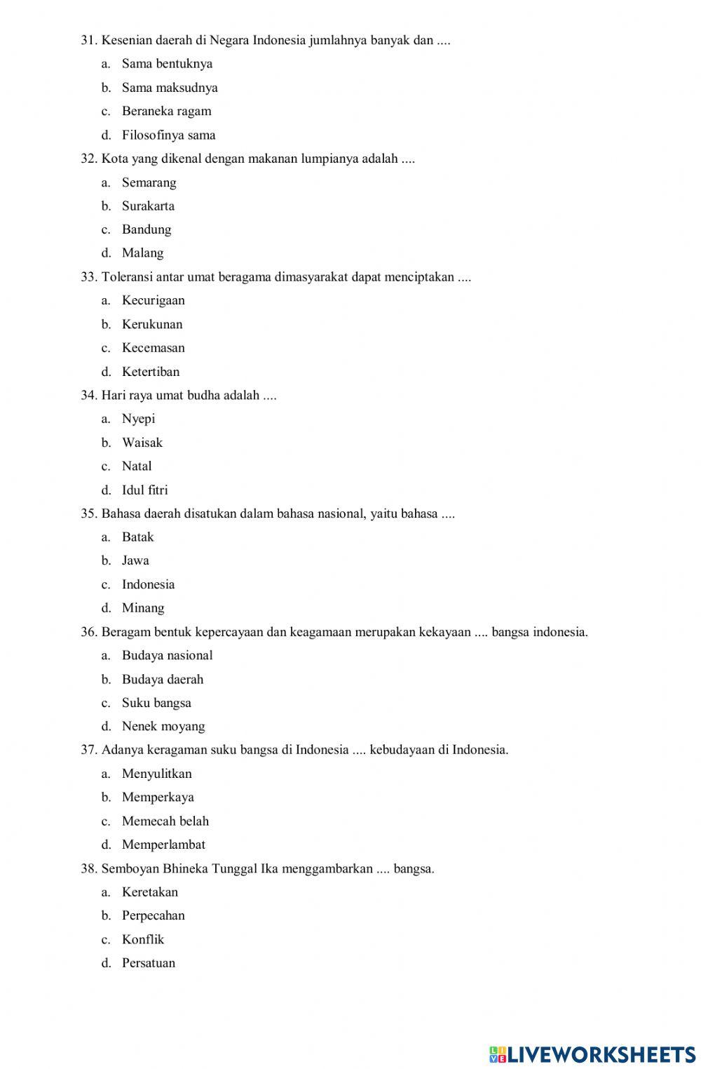 Soal PTS Genap Mapel PPKN