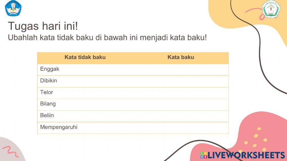 E-LKPD Surat Pribadi dan Surat Dinas