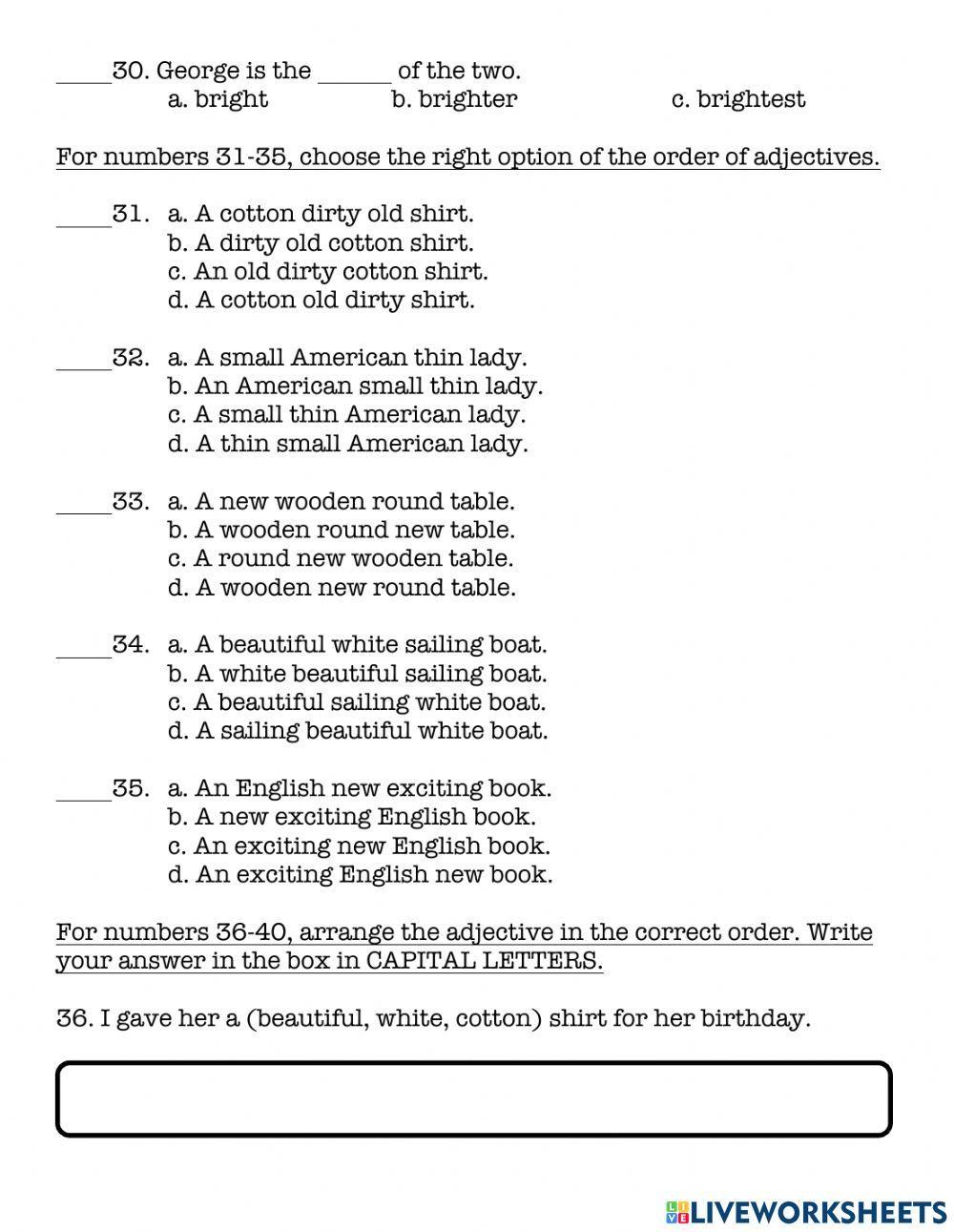 Lang4-Q3-Exam 2021-2022