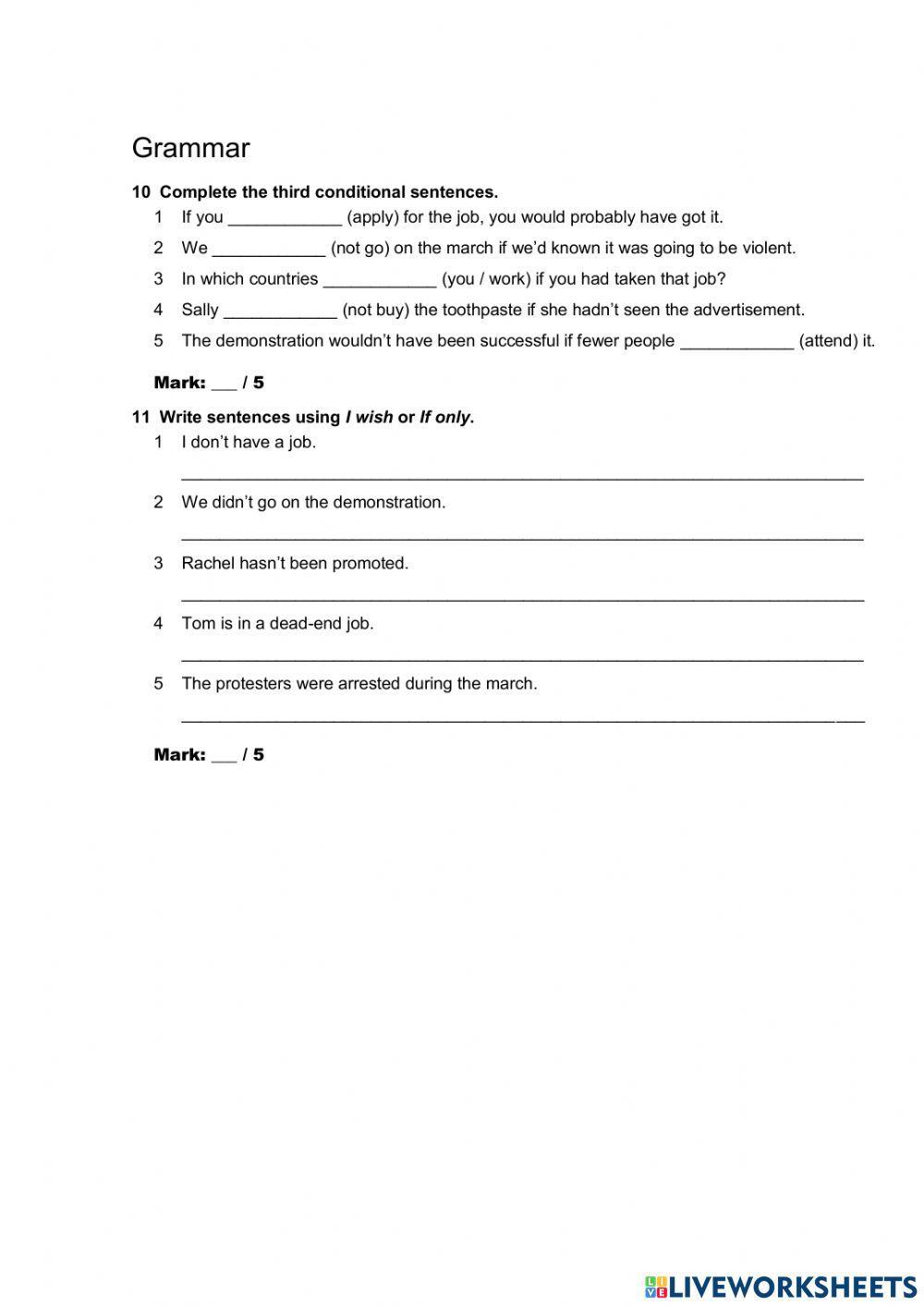 Insight intermediate unit 8 test combined