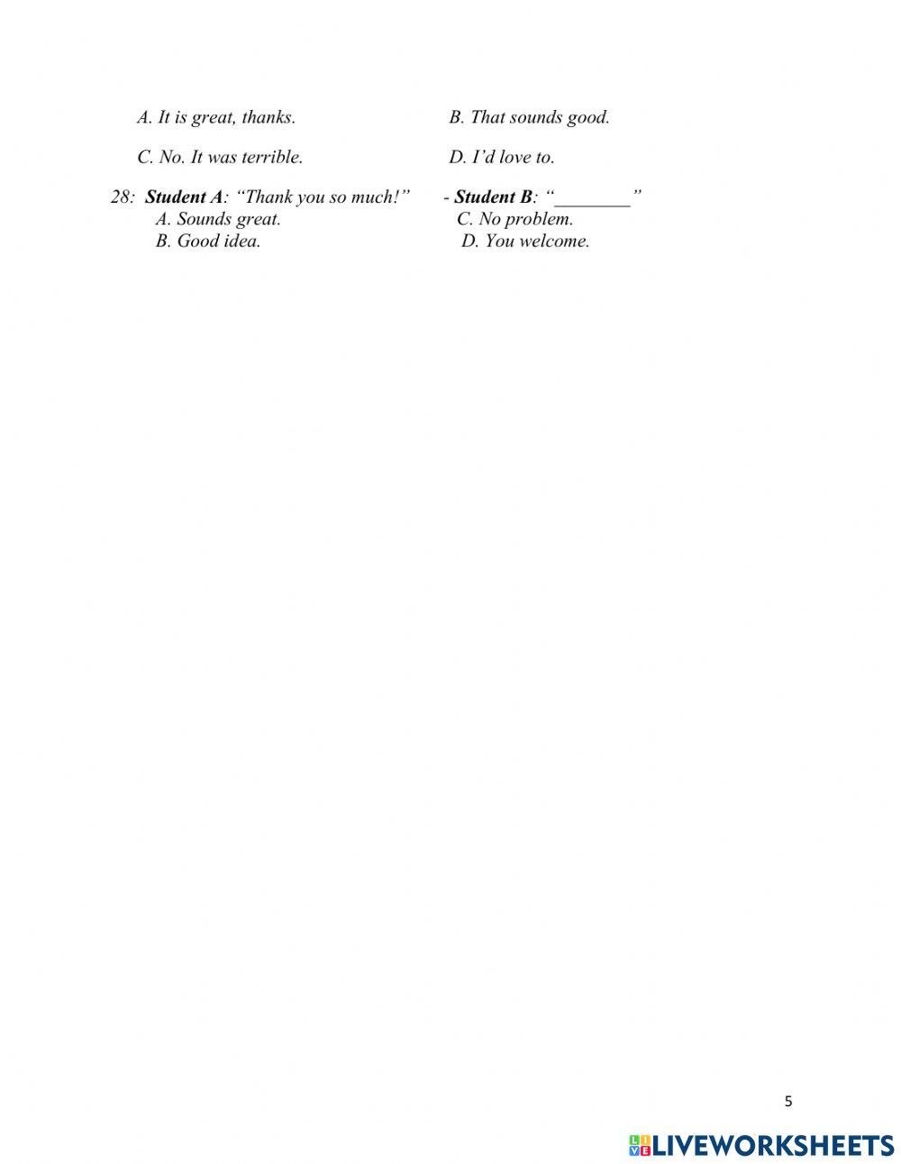 On thi giu a ky ii - anh 6 trac part i