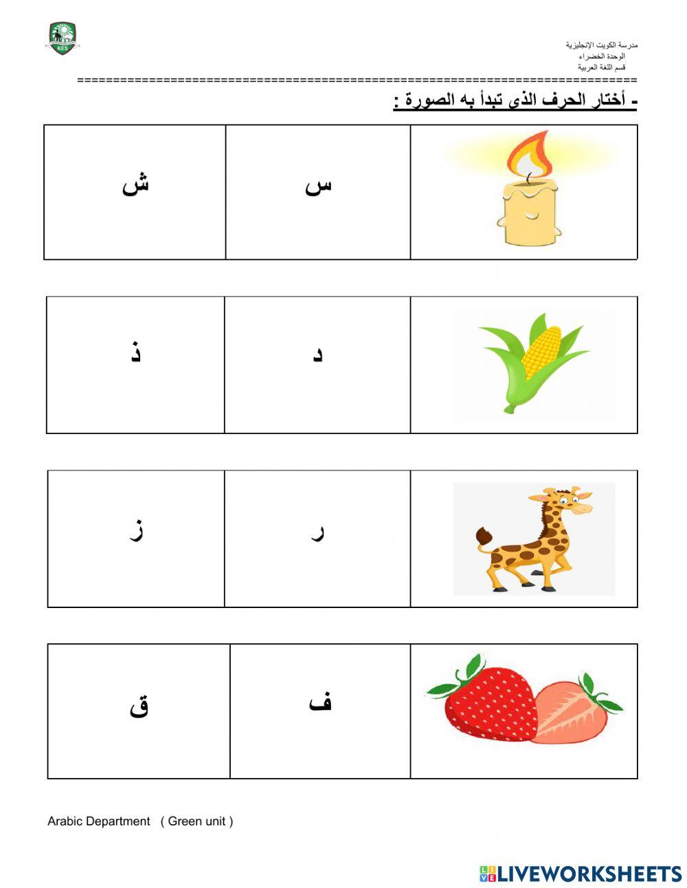 الحروف المتشابهة رسمًا