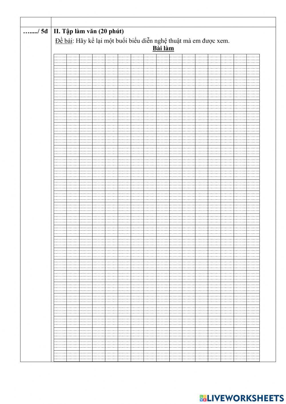 Ôn tập giữa hk2