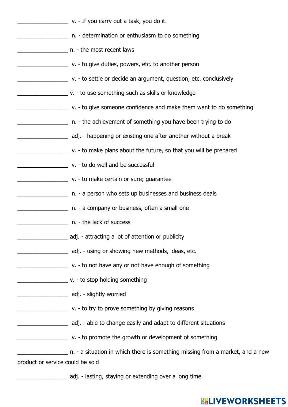 Ielts f2 reading unit 7 vocab