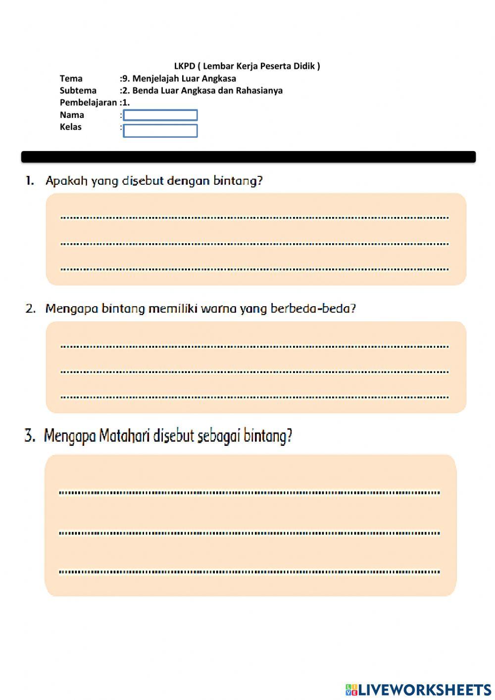 LKPD Tema 9 Kelas 6 Subtema 2 Pb.1